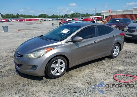2013 Hyundai Elantra Gls из США, поврежденный, VIN 5NPDH4AE3DH265855